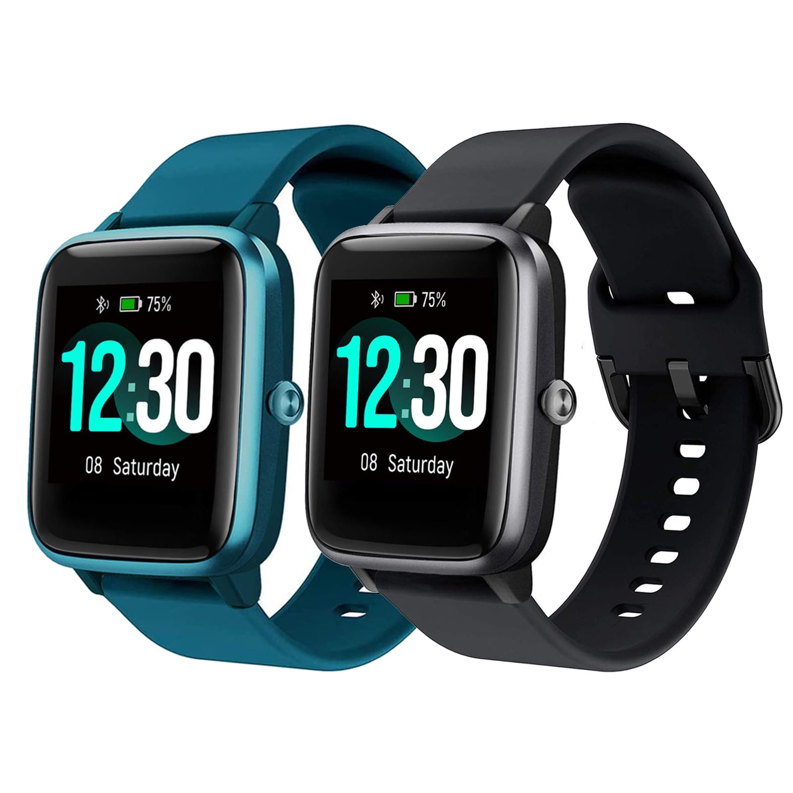 Harikiri Straps Compatible with ID205L,19mm Replacement Strap for Veryfitpro,Yamay fitness,GRV,Willful,Popglory,Blackview,UMIDIGI,ID205S ID205G ID215G ID216 SW020 SW023 WF021 WF025 Uwatch3