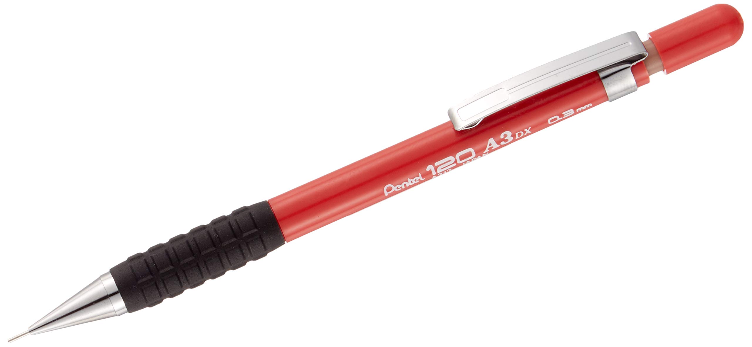 Photo 1 of Pentel Hi-Graph 4 mm Fixed Barrel Mechanical Pencil 0.3 mm Red