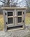 Amish Country Collectible Handmade Primitive Rustic Decor Barn Wood Medicine Cabinet