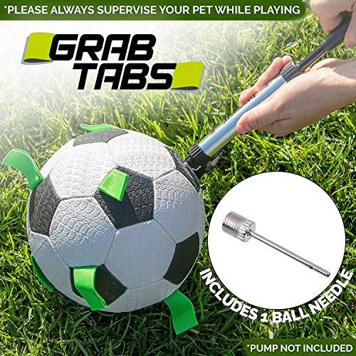The Original Quality Hyper Pet Grab Tabs Dog Soccer Ball & Dog Football