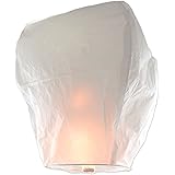 10 SKY LANTERNS (Wish Lanterns)- White