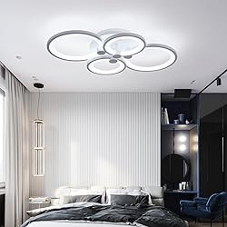 Jaycomey Modern LED Ceiling Light Fixture, Flush