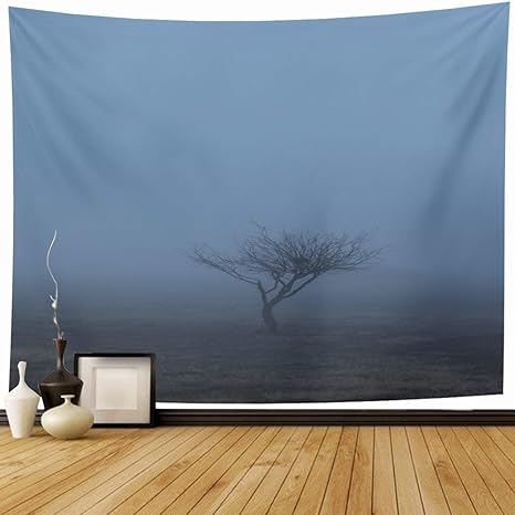 Amazon Co Jp タペストリー壁掛け60x50インチメスキート垂直ビュー屋外植生黒小木の霧朝の自然禅オブジェクトで青いタペストリー壁毛布寮のリビングルームの寝室の装飾 150x100cm ホーム キッチン Amazon Co Jp タペストリー壁掛け60x50インチメスキート垂直ビュー屋外植生黒小木の霧朝の自然禅オブジェクトで青いタペストリー壁毛布寮のリビングルームの寝室の装飾 150x100cm ホーム キッチン