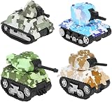 Nunafey Alloy Military Toy Vehicle 1:64 Pull Back Tank Ages 3+ 1pc view 8