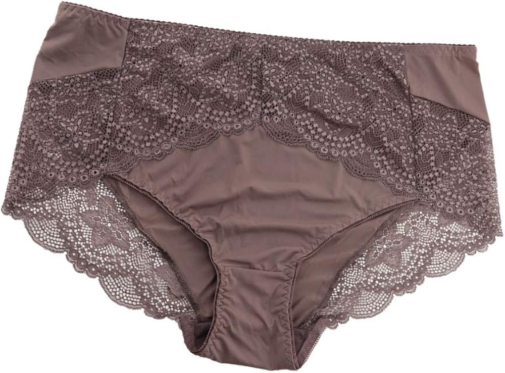 N\P Damen Floral Lace Unterwäsche Sexy Lace Breifs Unterhose Weich Breathalbe Panties Weibliche