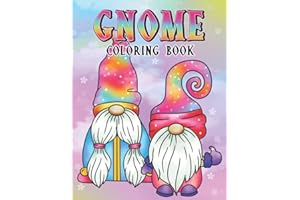 Gnome Coloring Book: Whimsical and Cute Designs for Adults and Kids