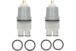 M MOTICO 2 Pack RP46074 Delta Cartridge Compatible with Delta 13/14 Series Bath Tub Shower Faucet, Single Handle Universal Valve Cartridge Repair Kit, Replacement for Monitor Shower Cartridge Parts