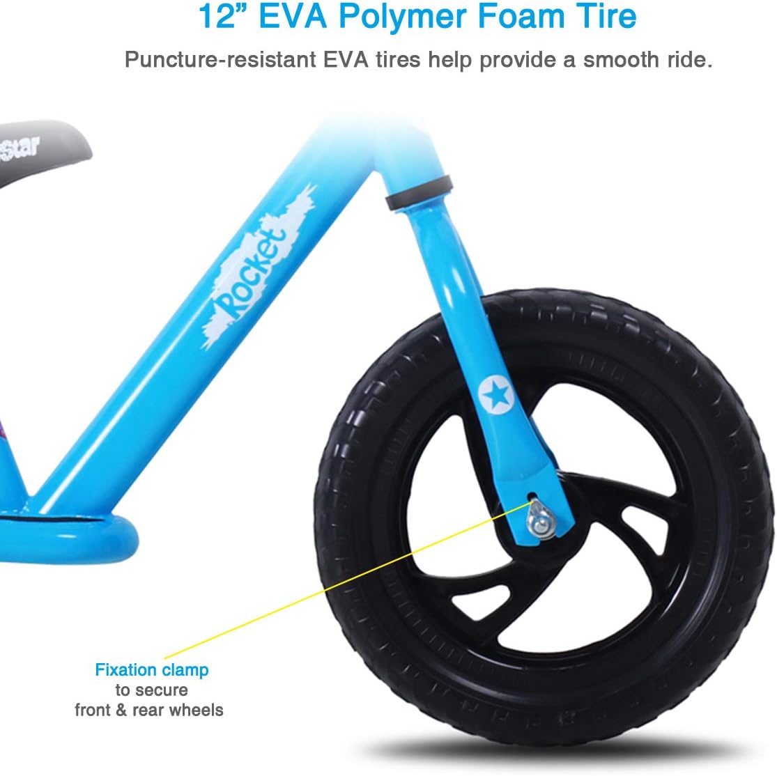 JOYSTAR 12/14 Inch Lightweight Kids Balance Bike for 2 3 4 5 6 Years Old Toddlers, Kids Push Bikes, Glider Bike with Footrest and Handlebar Pads: Sports & Outdoors