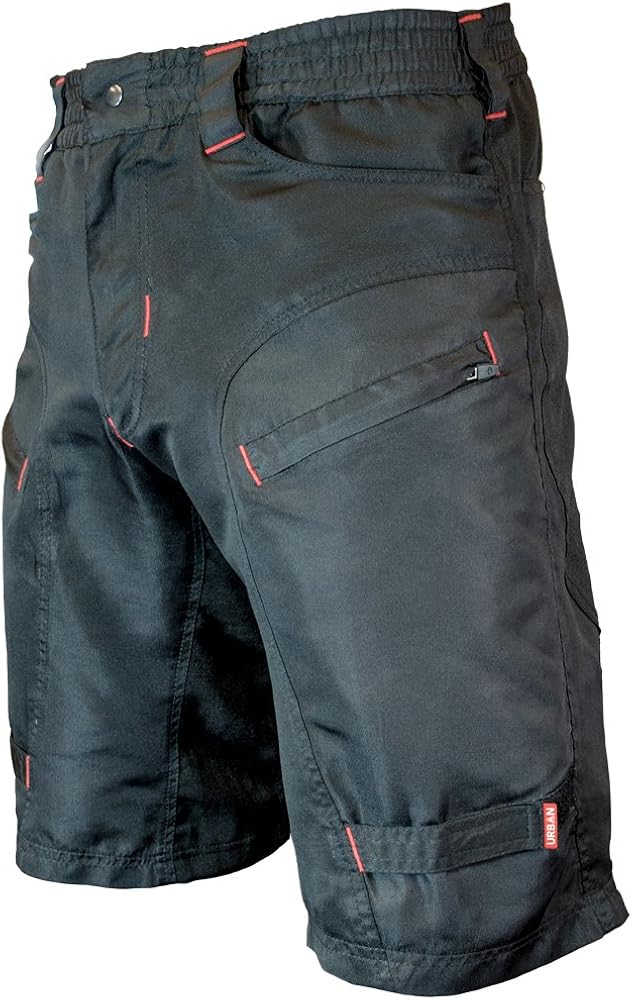 The Single Tracker-Mountain Bike Cargo Shorts, with Premium Antibacterial G-tex Padded Undershorts: Clothing