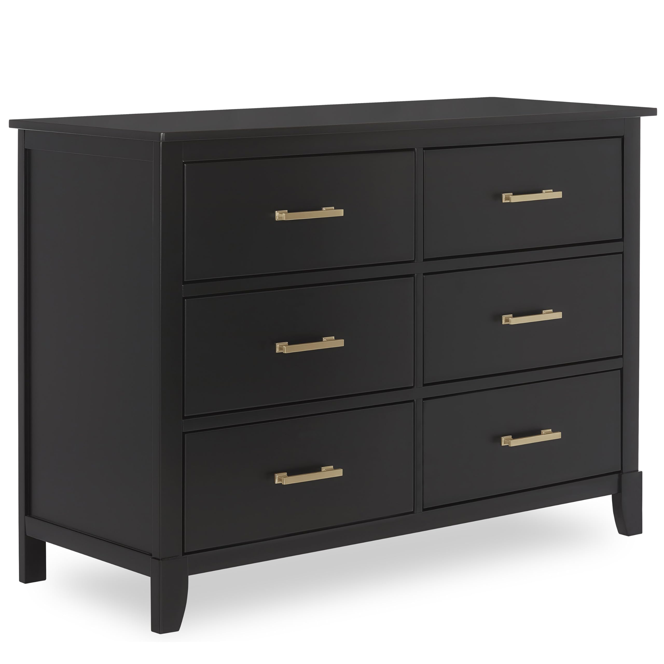 Photo 1 of Dream On Me Cleo Double Dresser in Black W Gold