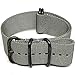 DaLuca Ballistic Nylon Military Watch Strap - Grey (PVD Buckle) : 22mm