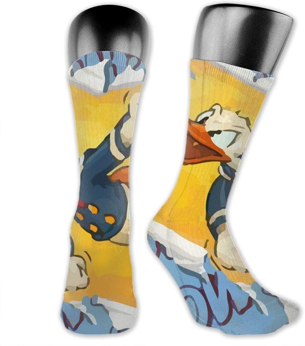 Unisex Fashion Soft Cotton Socks Crew Socks Donald Duck