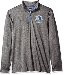 Ultra Game NBA Men's Quarter Zip Long Sleeve