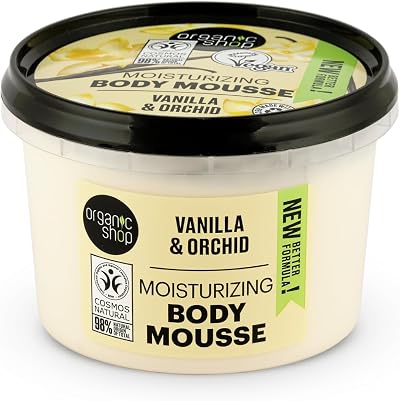 Organic Shop Body Mousse Moisturizing Vanilla & Orchid 250 ml