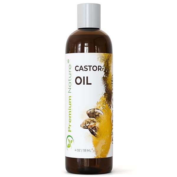 CASTOR OIL PURE CARRIER OIL – COLD PRESSED CASTOR OIL FOR ESSENTIAL OILS MIXING NATURAL SKIN MOISTURIZER BODY & FACE, EYELASH CASTER OIL, EYELASHES EYEBROWS LASH & HAIR GROWTH SERUM (4 OZ)