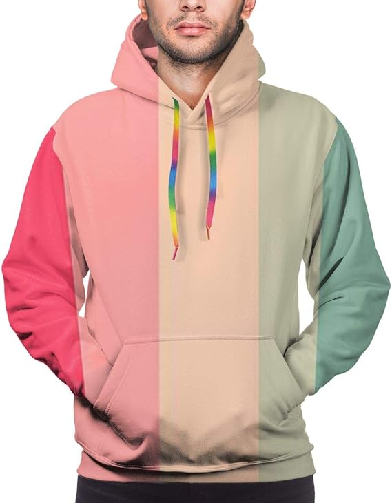 Amazon Co Jp 虹色 パーカー メンズ 秋服 長袖 軽い 柔ら 快適 スウェットパーカー ゆったり カジュアル 人気 服 メンズ 春 秋 冬 服 ファッション小物