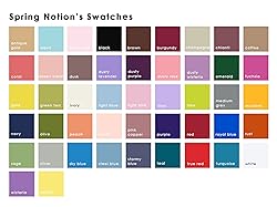 Spring Notion Men's Solid Color Satin Microfiber