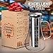 Cold Brew Coffee Maker Kit - Cold Brew Pitcher Infuser Iced Tea Pot - 52 oz Glass Hot Cold Press Coffee Maker - Works even as Cold Coffee Brewer or Iced Coffee Carafe - Stainless Steel Home Filter