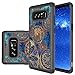 LEEGU Galaxy Note 8 Case, [Shock Absorption] Dual Layer Heavy Duty Protective Silicone Plastic Cover Armor Case for Samsung Galaxy Note 8 (2017) - Gear Wheel
