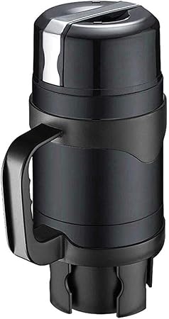 Amazon Co Jp 車用 電気ケトル Dc12v 24v使用 オートストップ機能 空焚き防止機能付 ステンレス 湯沸し器 沸騰可 車中泊 冬対策 ポット ボトル 電動カップ 大容量10ml ブラック 車 バイク