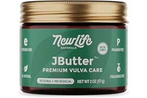 NewLife Naturals Vulva Balm Butter - Menopause Support, Postpartum Essentials, Intimate Skin Care for Feminine Dryness, Itching, Irritation - All Natural Vulva Moisturizer for Women Hormone Free - 2oz