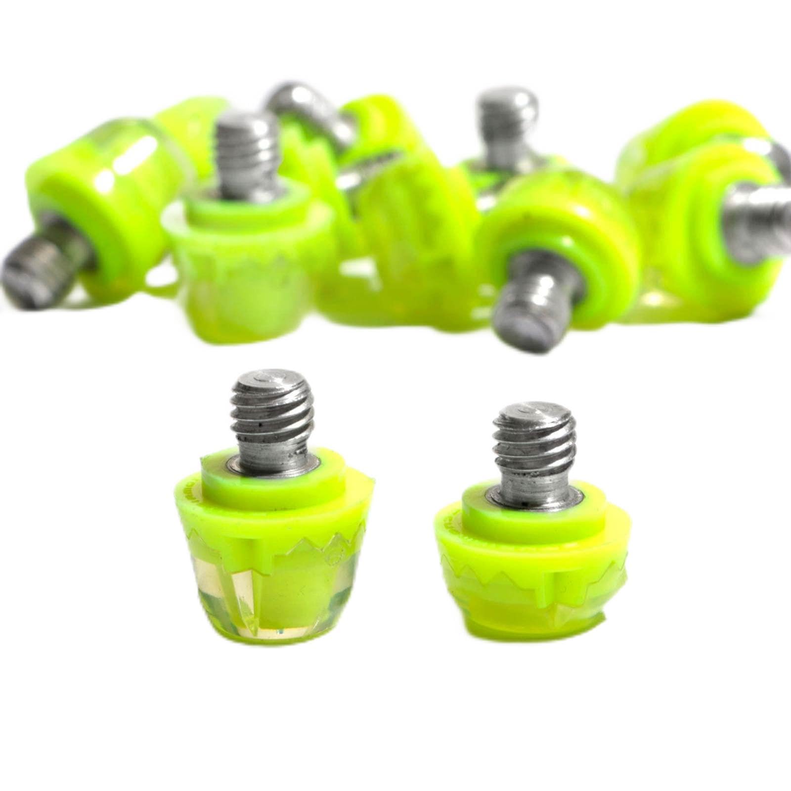 Genérico TPU Football Studs-14X Replacement Soccer Cleats for Football Shoes (Neon Yellow)