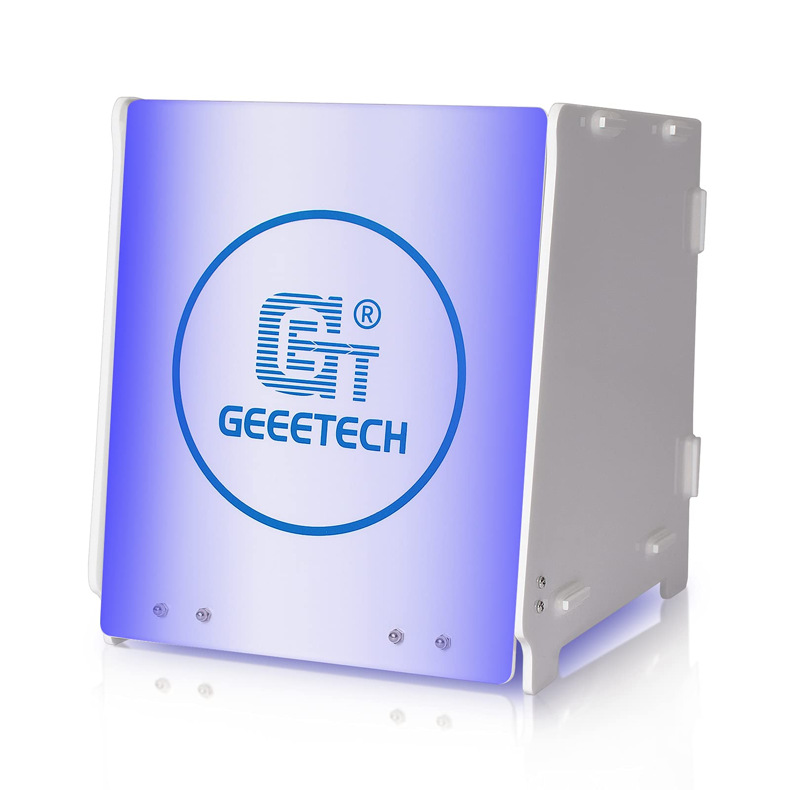 Photo 1 of Geeetech UV Curing Light Box for LCD/DLP/SLA 3D Resin Printer Model, DIY 405nm UV Resin Curing Box with 360°Driven Turntable, Intelligent Time Control Resin Curing Station, Fast Curing Machine GCB-1