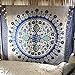 Birsppy Aeiniwer Mandala Hippie Tapestries Bohemian Blue Sunflower Psychedelic Tapestry Dorm Decor Wall Hanging 84.6X92.5INCH