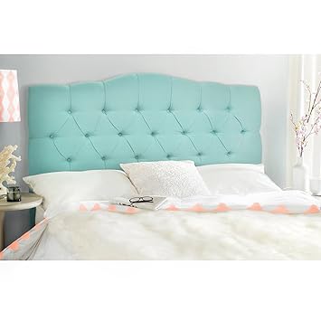Amazon.  Barton Full/Queen Cotton Upholstered Tufted Button 