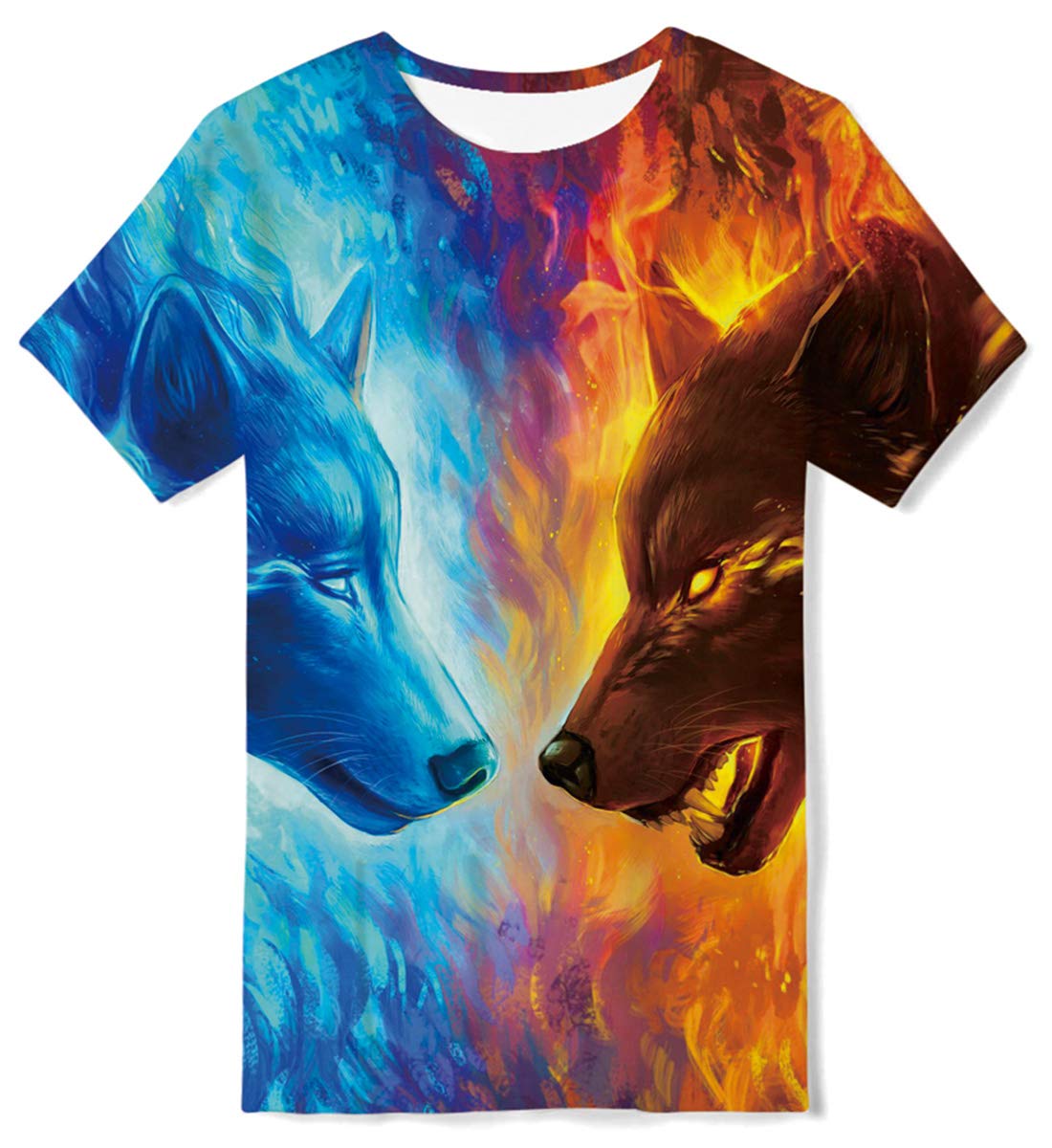 Kids4ever Boys Girls T-Shirts 3D Printed Short Sleeve Tee Shirt Kids Casual Tops for 6-16Years