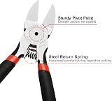 BOENFU 2 Pack 6 Inch Flush Cutters Wire Cutters Precision Side Cutter Ultra view 3