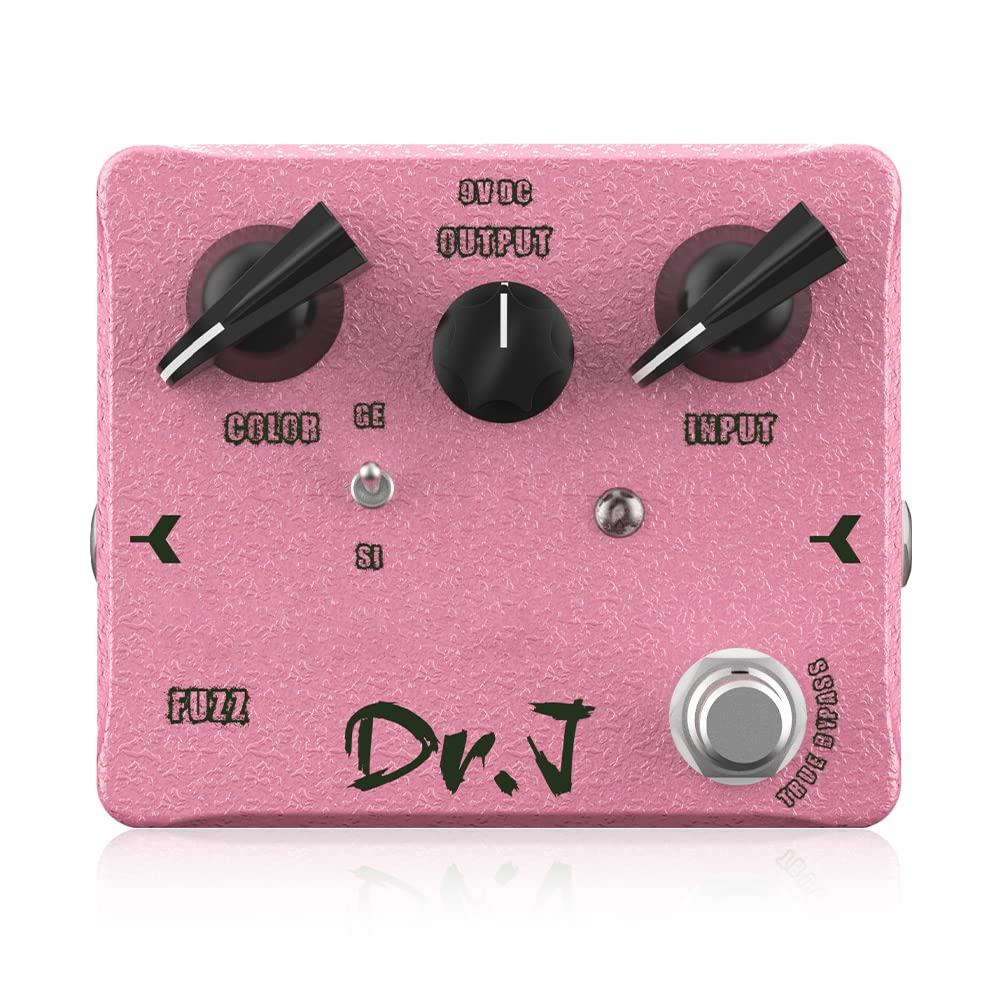 JOYO Fuzz Pedal Between Overdrive& Distortion Across Classic & Mordern Tone for Electric Guitar Effect High-end Edition Dr.J Series (D56)