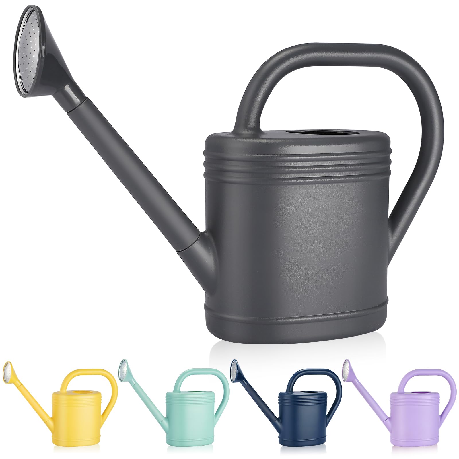 Photo 1 of 1 Gallon Watering Can for Indoor Plants, Garden Watering Cans for Outdoor Plant House Flower, Modern Plant Watering Can Large Long Spout with Sprinkler Head