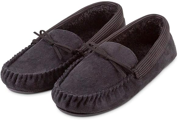 totes moccasin slippers mens