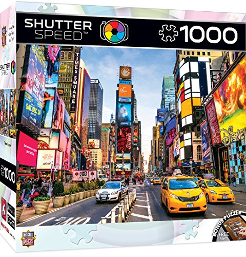 MasterPieces Shutter Speed Times Square Jigsaw Puzzle, 1000-Piece
