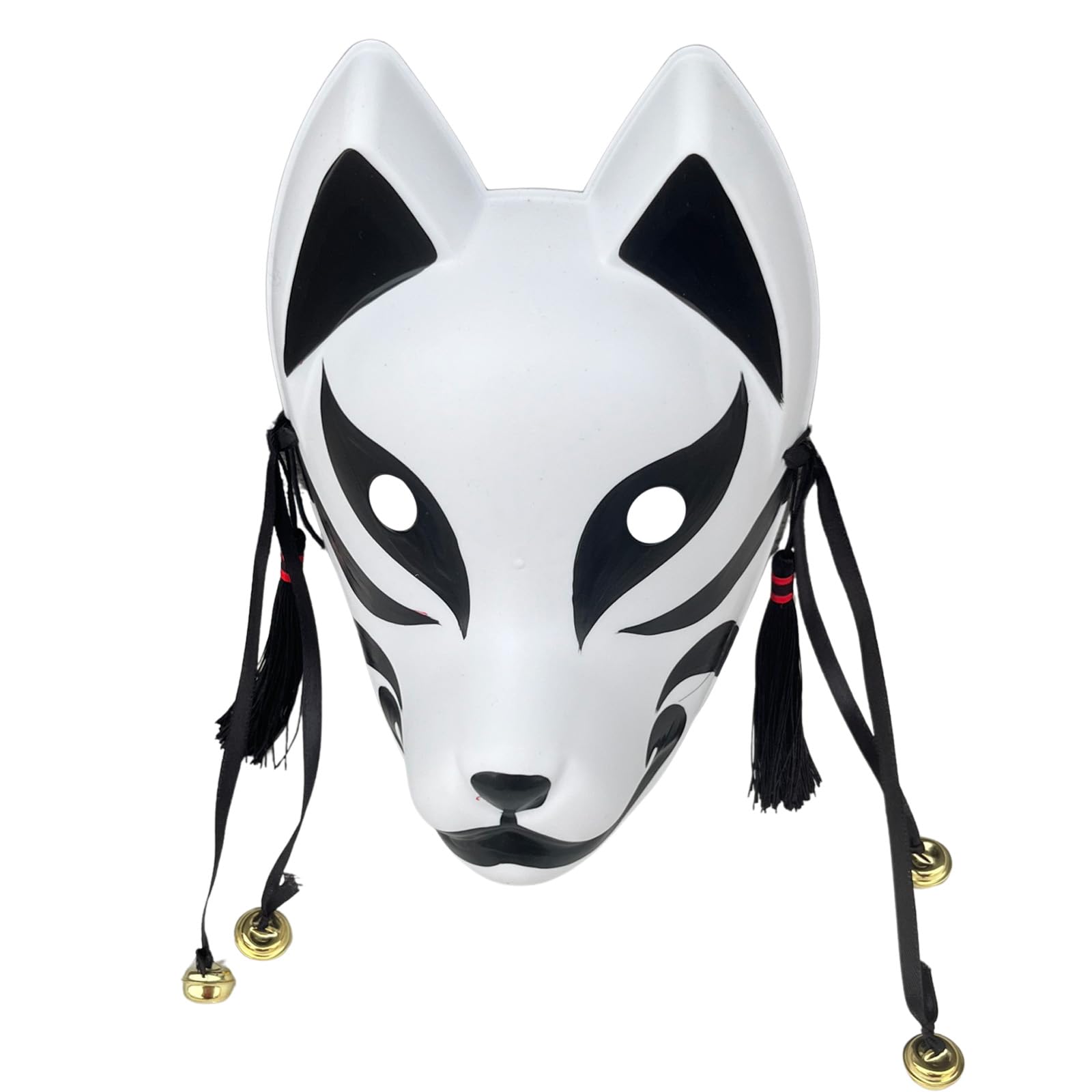 YangYong Fox Cosplay Mask for Masquerade Ball Party Halloween, Japanese Kitsune Kabuki Masks