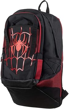 black spiderman backpack