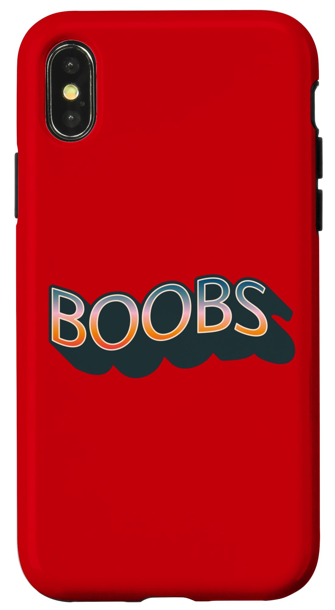 iPhone X/XS BOOBS Vintage Vibes Design Case