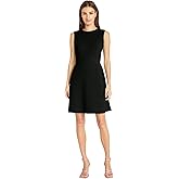 Donna Morgan Womens Sleeveless Dress with Banding Details | Short Dress for Women