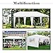 Tangkula 10'x20' Outdoor Wedding Tent, Canopy Tent 4 Walls with Window BBQ Party Outdoor Canopy Tent White