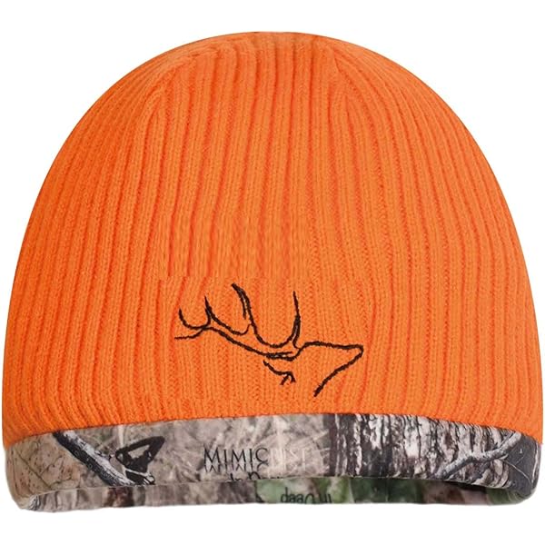 Camo Hat EDTREK Youth Hunting Hat Camo Blaze Orange Baseball