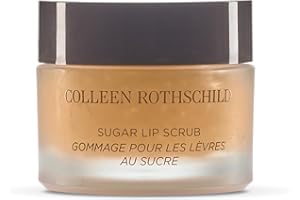 COLLEEN ROTHSCHILD Sugar Lip Scrub | Brown Sugar | Gently Exfoliates Dry Lips | Improves Texture | Nourishes & Protects (0.5 fl oz)