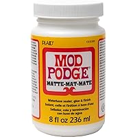 Mod Podge CS11301 Waterbase Sealer, Glue and Finish, 8 Oz, Matte