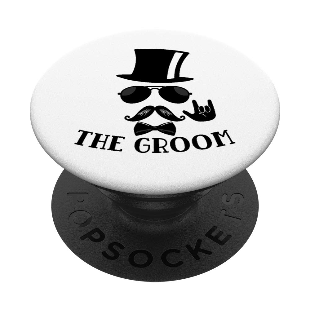 The Groom Bachelor Party Wedding Bridal Party Gift PopSockets Grip and Stand for Phones and Tablets