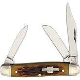 Small Stockman Amber Bone