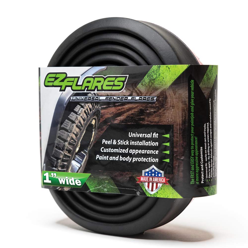 The Original EZ Flares Universal Flexible Foam Rubber Fender Flares