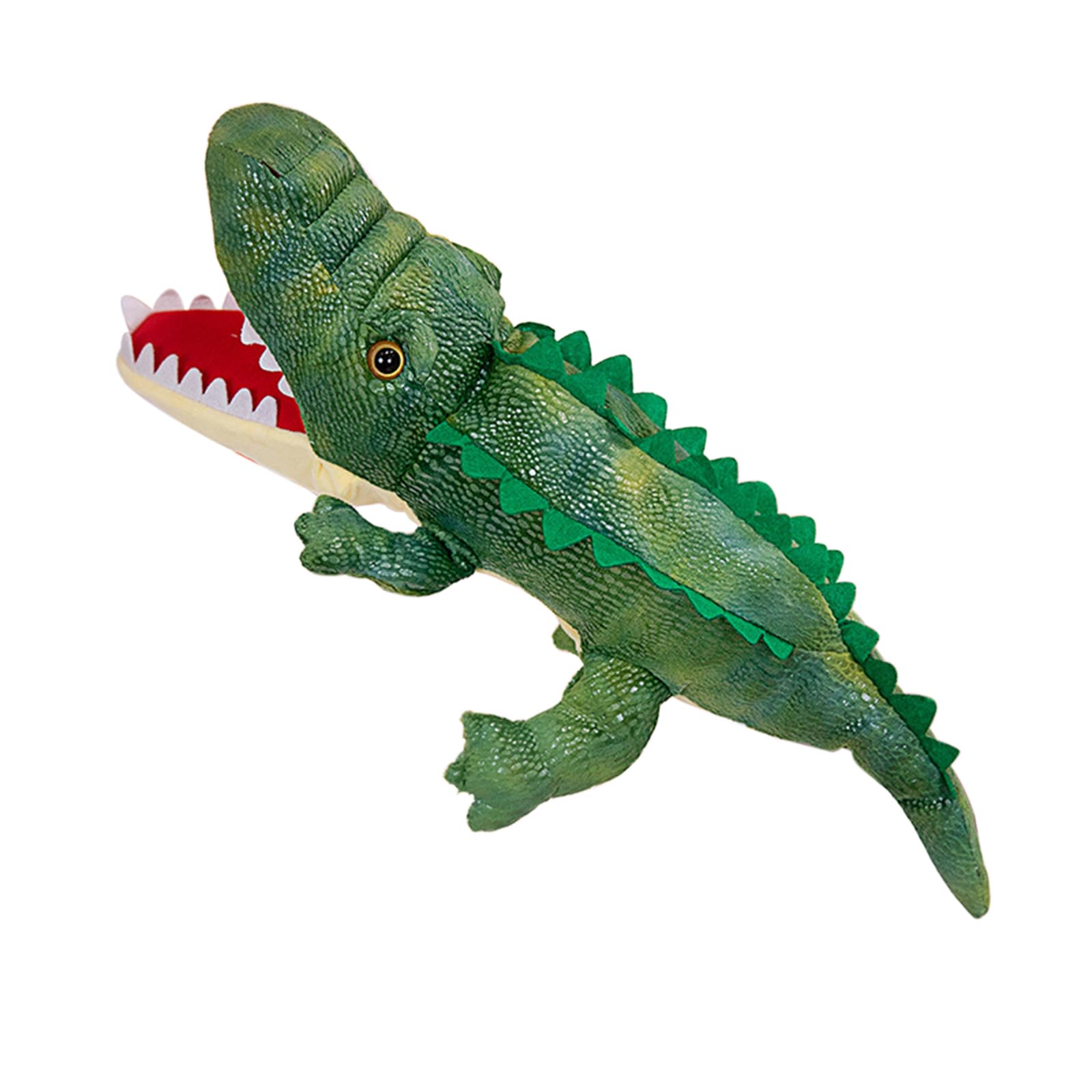 Crocodile Hand Puppet Reptile Stuffed Animals Large Stuffed Snake Plush Toy Children Hand Puppets for Bedtime Stories Including Snake Lizard Crocodile
