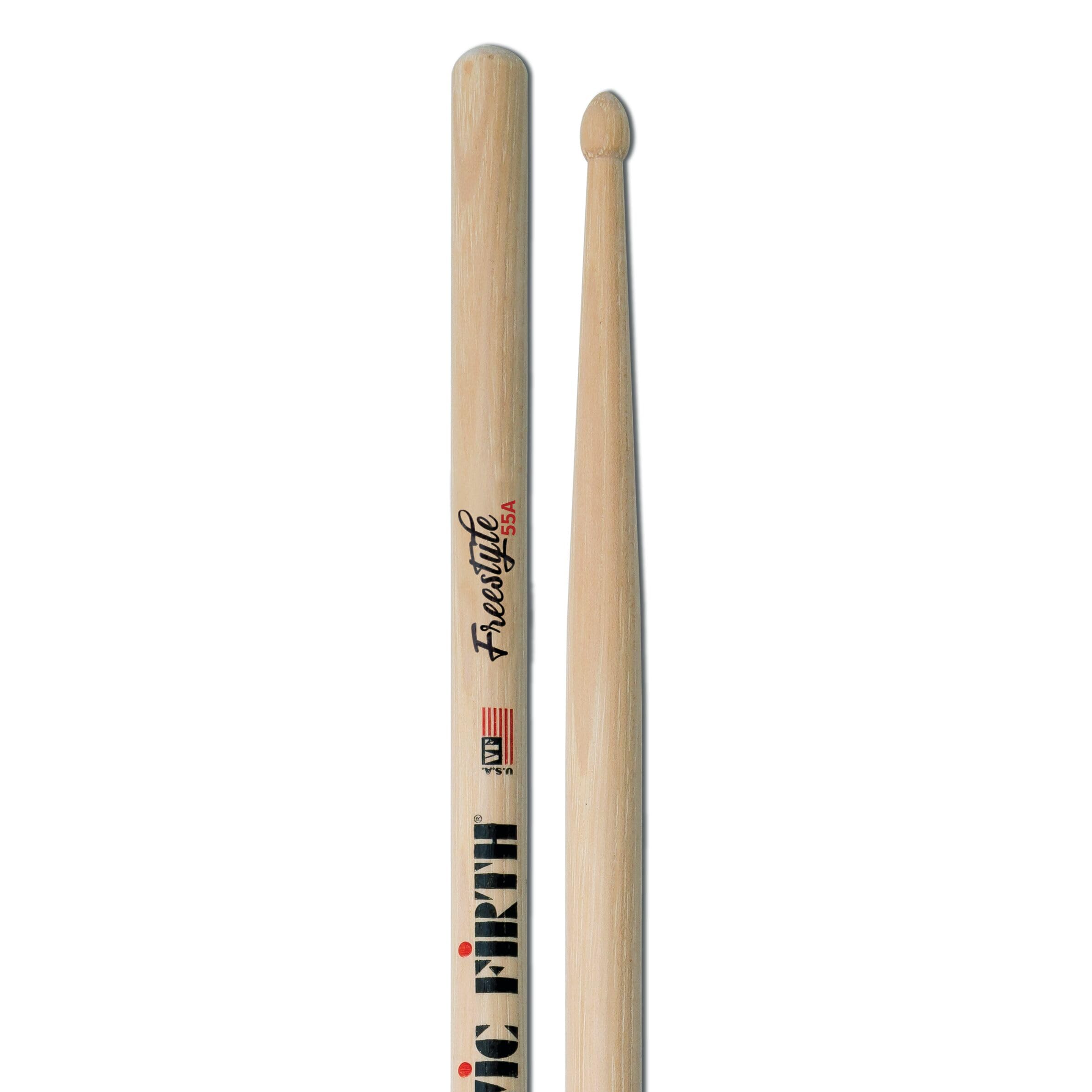Vic FIrth - American Concept Freestyle Drumsticks 55A - Wood Tip