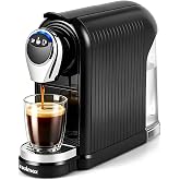 CUSIMAX Coffee Machine for Nespresso Original Single Serve Coffee Maker | Compact Espresso Machine with 3 Coffee Programming, Capsule Bin, 19Bar High Pressure, 27oz Removable Reservoir, Energy Saving