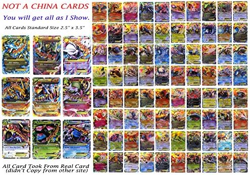 New 2017 Most Value Set 9 Mega EX (2 x Charizard, Rayquaza, Mewtwo and etc) + 80 EX Cards Rare All No Repeat Get all as I Show "NOT A CHINA CARDS"